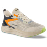 Tenis Running Ranito Beige-Azul Croydon para Hombre
