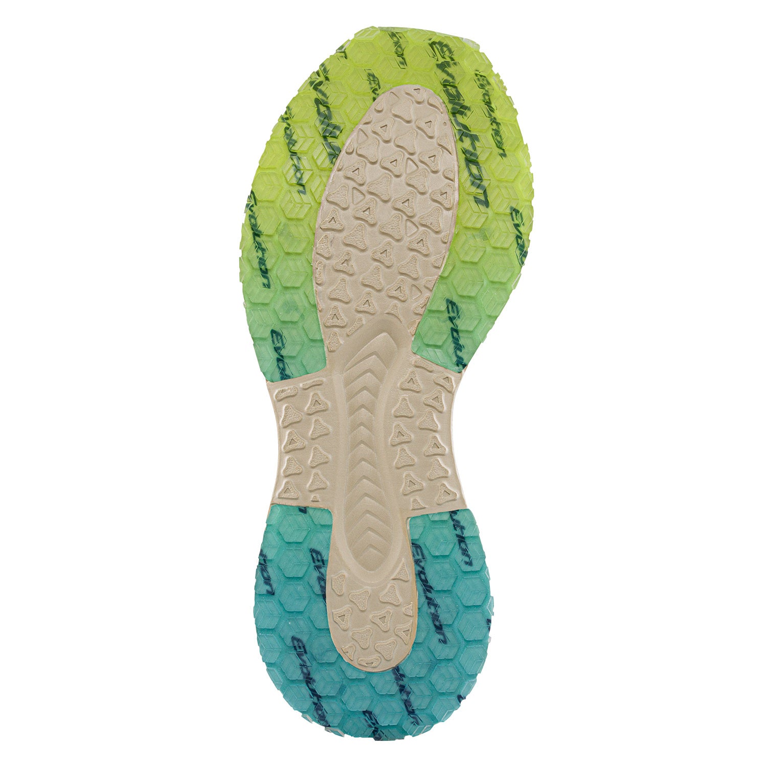 Tenis Running Ranito Beige-Azul Croydon para Hombre