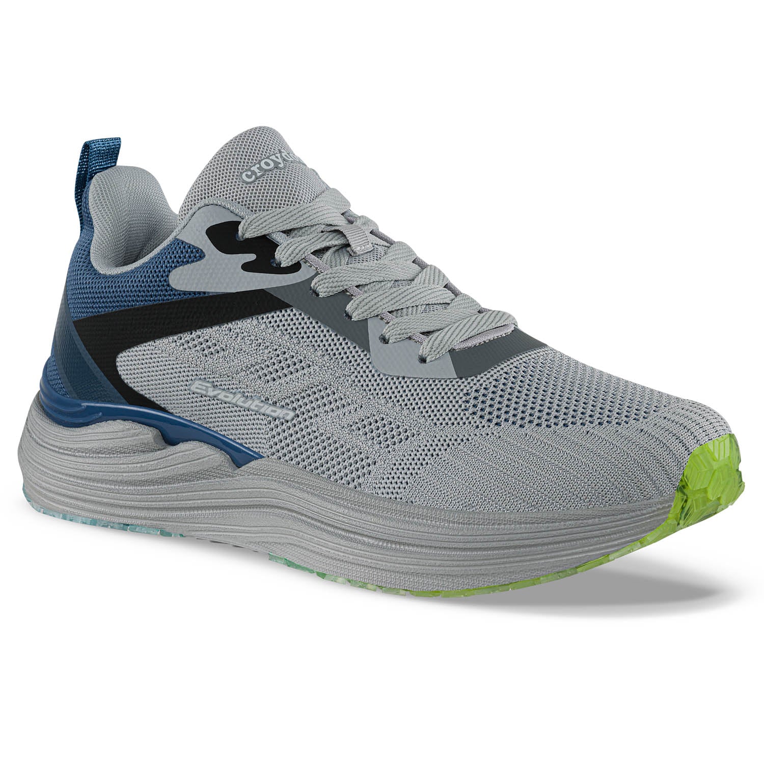 Tenis Running Ranito Gris-Azul Croydon para Hombre