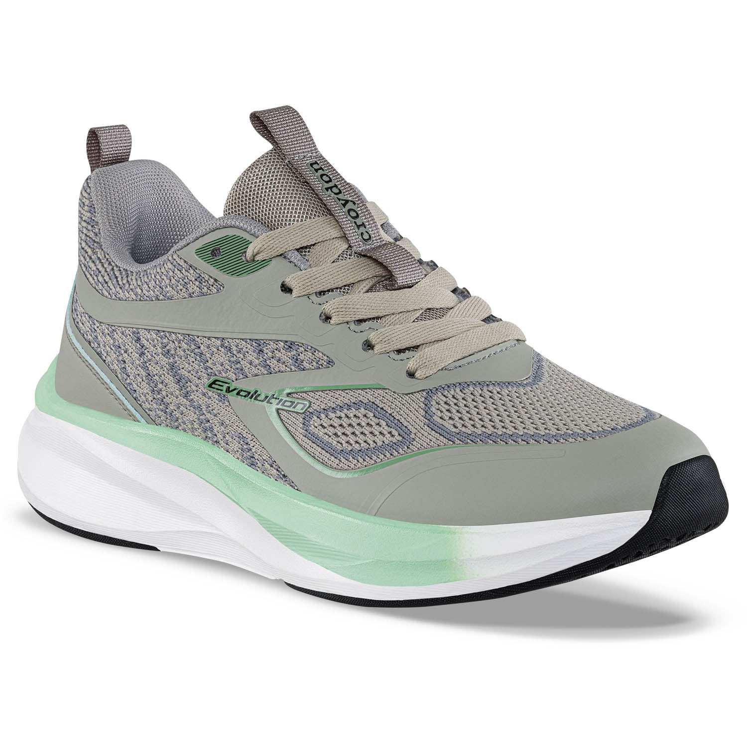 Tenis Running Naki Gris Croydon para Mujer