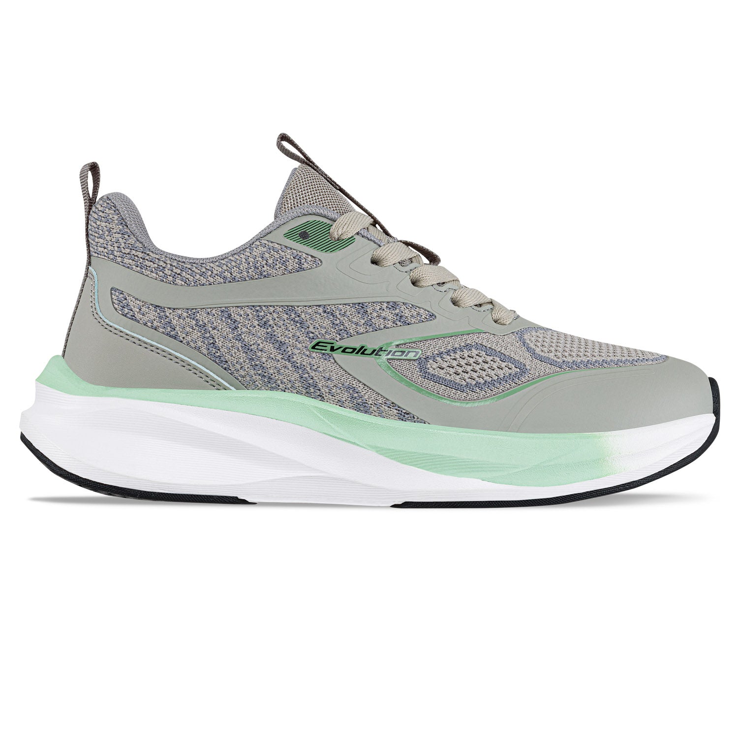 Tenis Running Naki Gris Croydon para Mujer