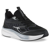 Tenis Running Naki Negro-Gris Croydon para Mujer