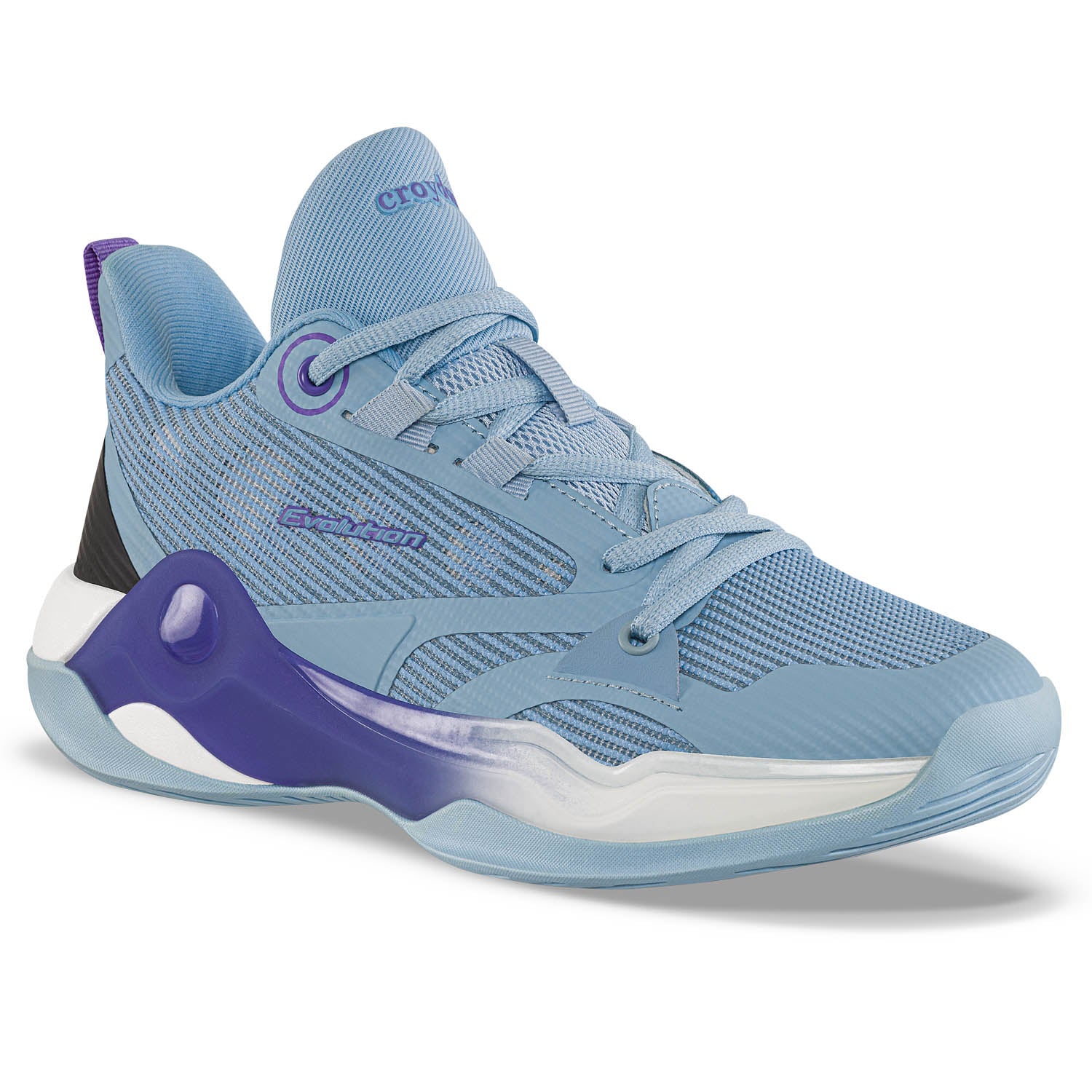 Tenis Basketball Tadin Azul Claro Croydon para Mujer