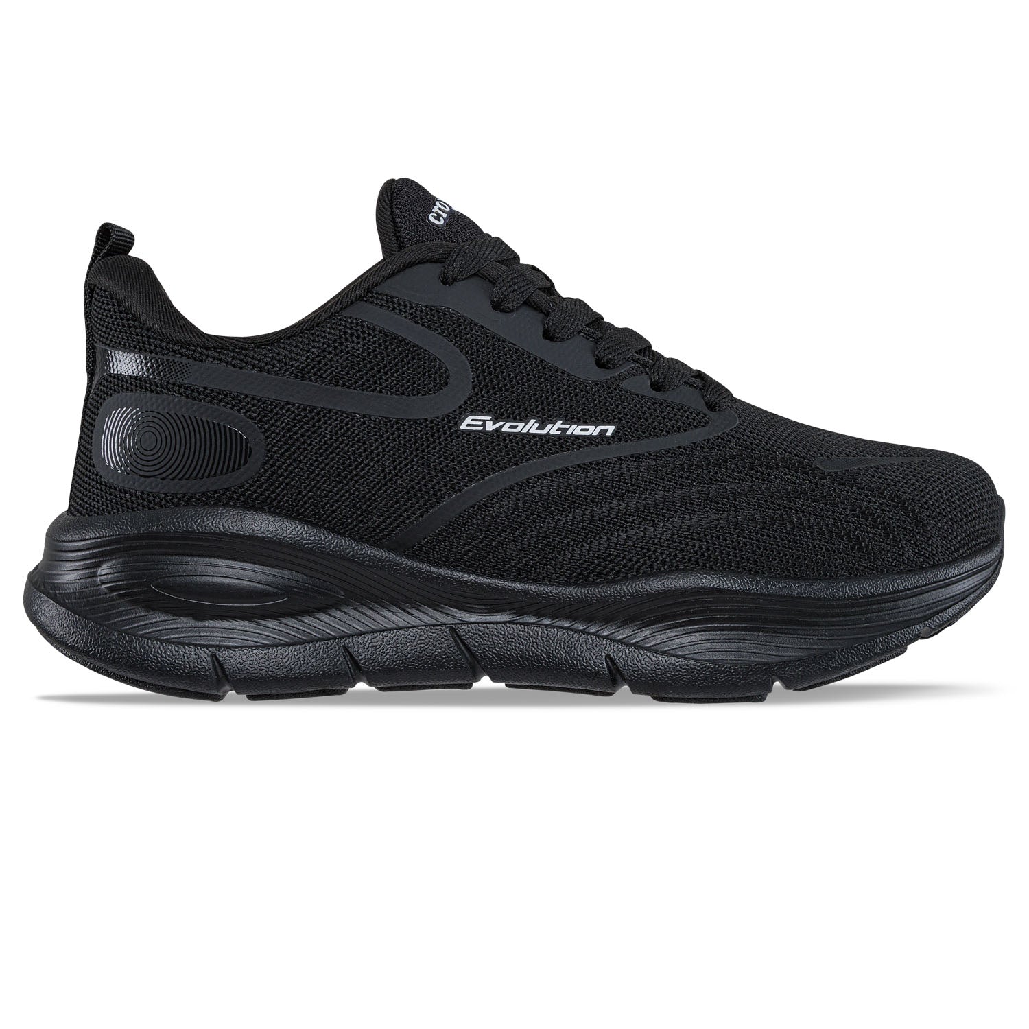 Tenis Running Potema Negro-Negro Croydon para Mujer