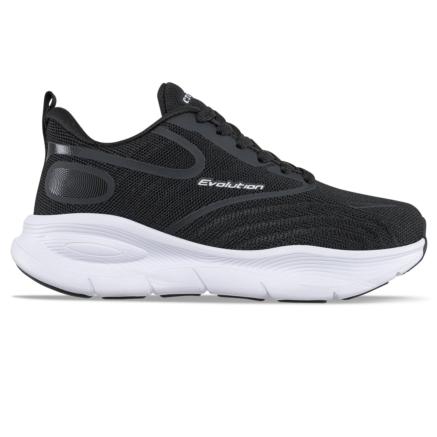 Tenis Running Potema Negro Croydon para Mujer