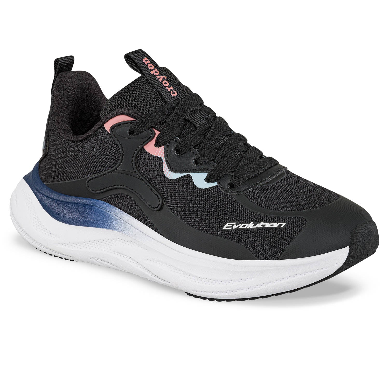 Tenis Running Yemper Negro Croydon para Mujer