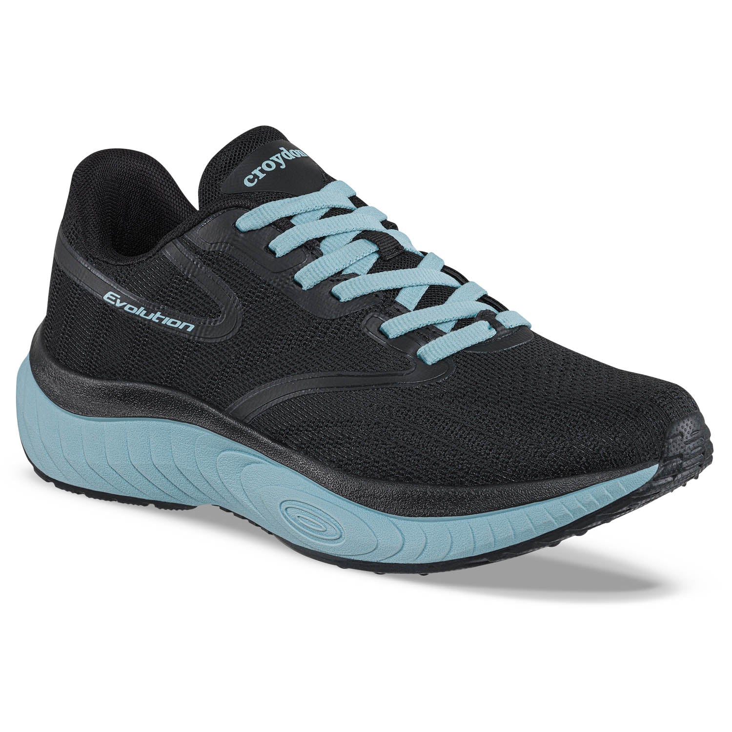 Tenis Running Denser Negro Croydon para Mujer