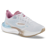 Tenis Running Mupu Blanco-Rosa Croydon para Mujer