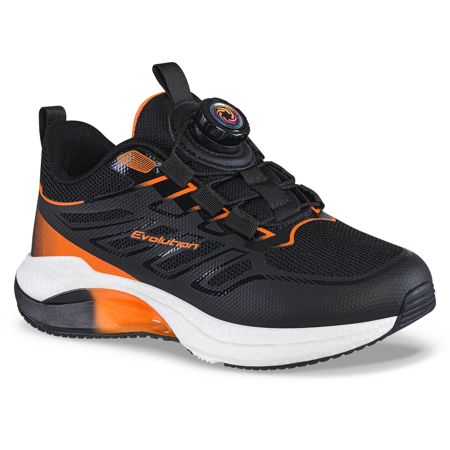 Tenis Running Furam Negro-Nar Croydon para Niño