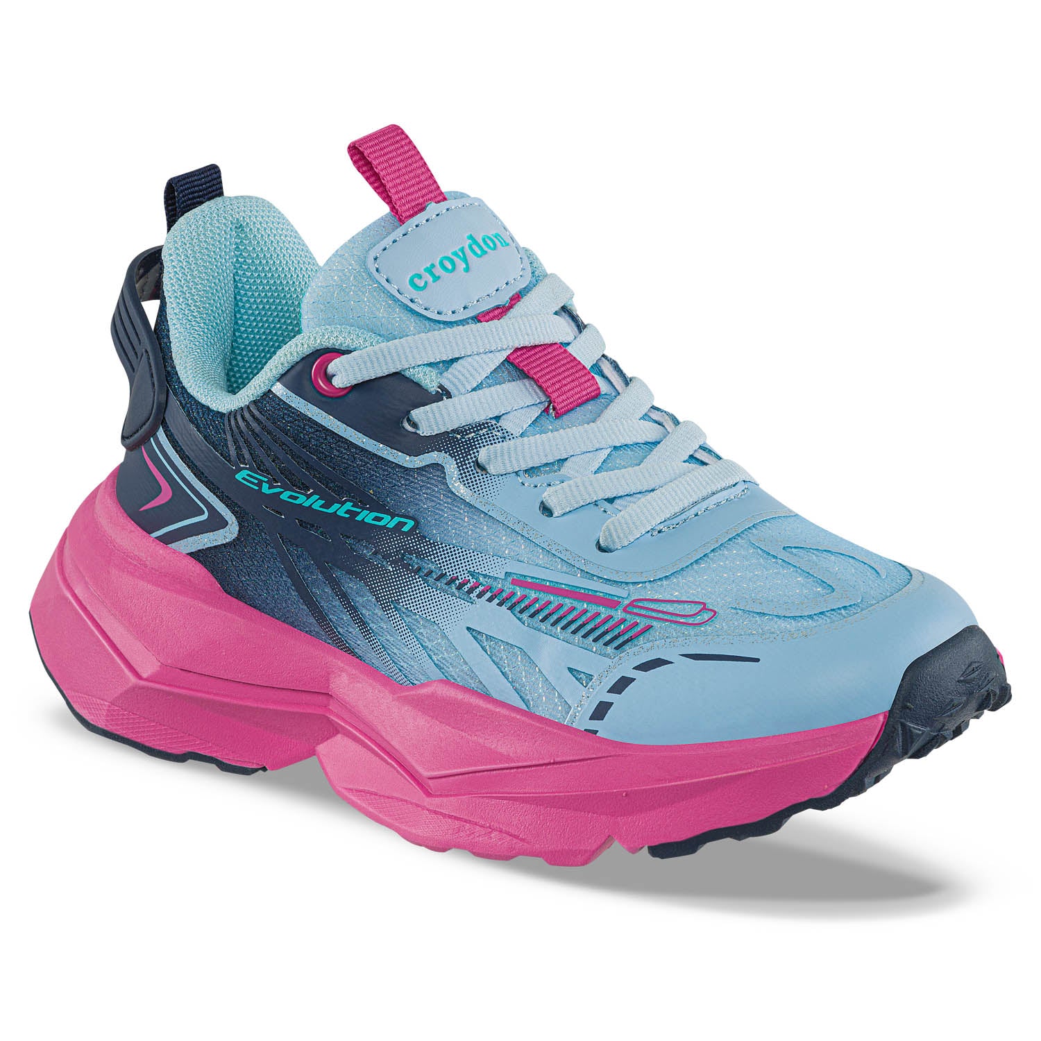 Tenis Running Mupira Azul O-Azul Croydon para Niña