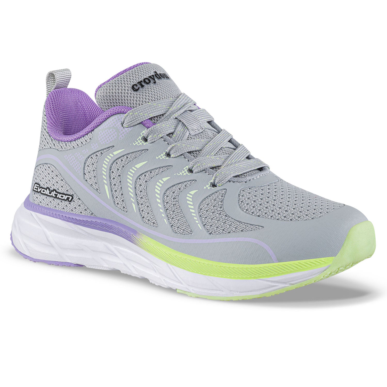 Tenis Running Qorife Gris Croydon para Niña