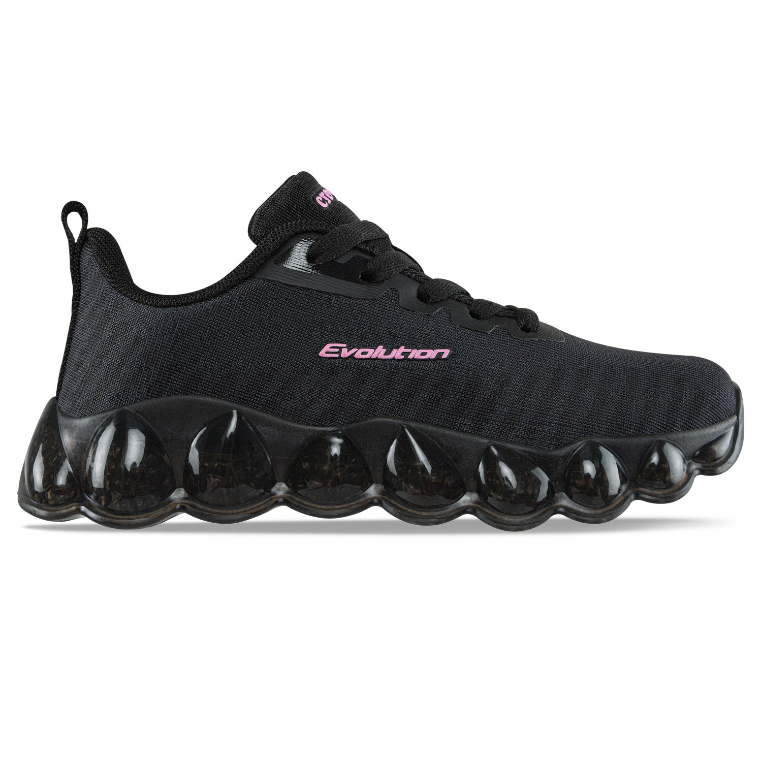 Tenis Running Sillux Negro-Negro Croydon para Niña