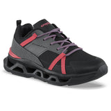 Tenis Running Manrol Negro-Negro Croydon para Niña