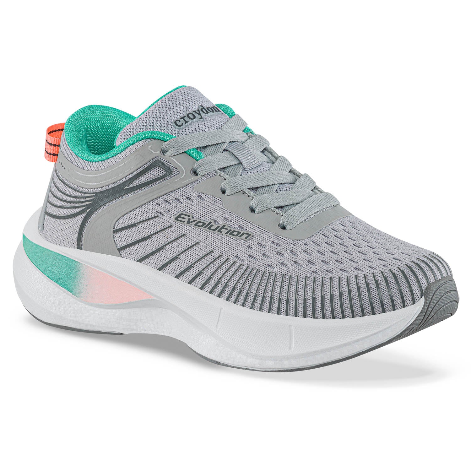Tenis Running Xodili Gris Croydon para Niña