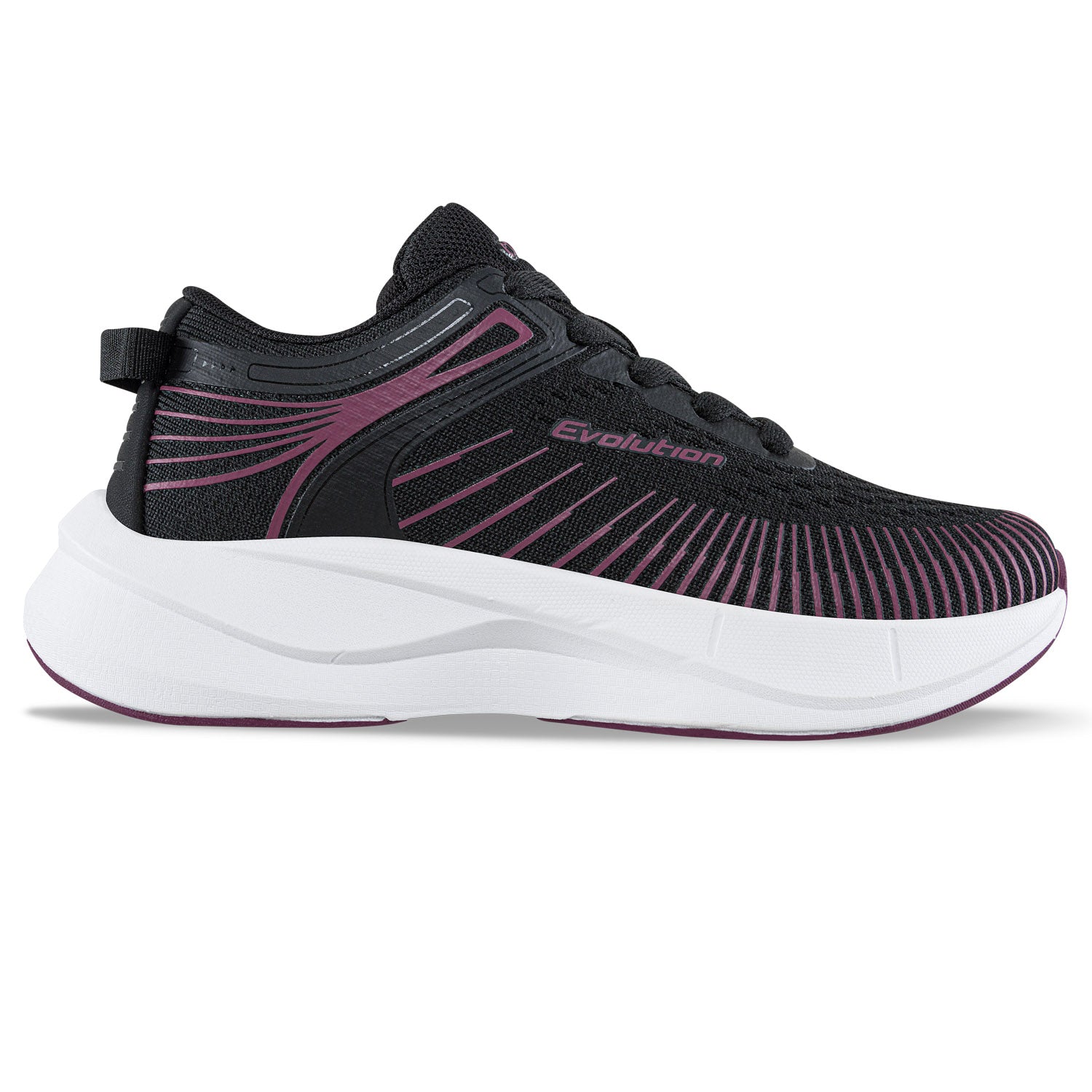 Tenis Running Xodili Negro-Mora Croydon para Niña