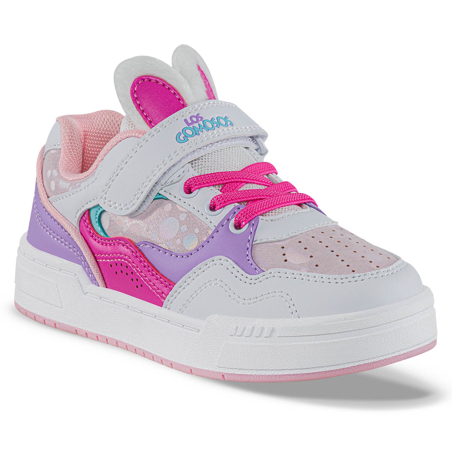 Tenis Casuales Mirez Blanco Los Gomosos para Niña