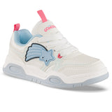 Tenis Casuales Hobor Blanco-Azul Los Gomosos para Niña