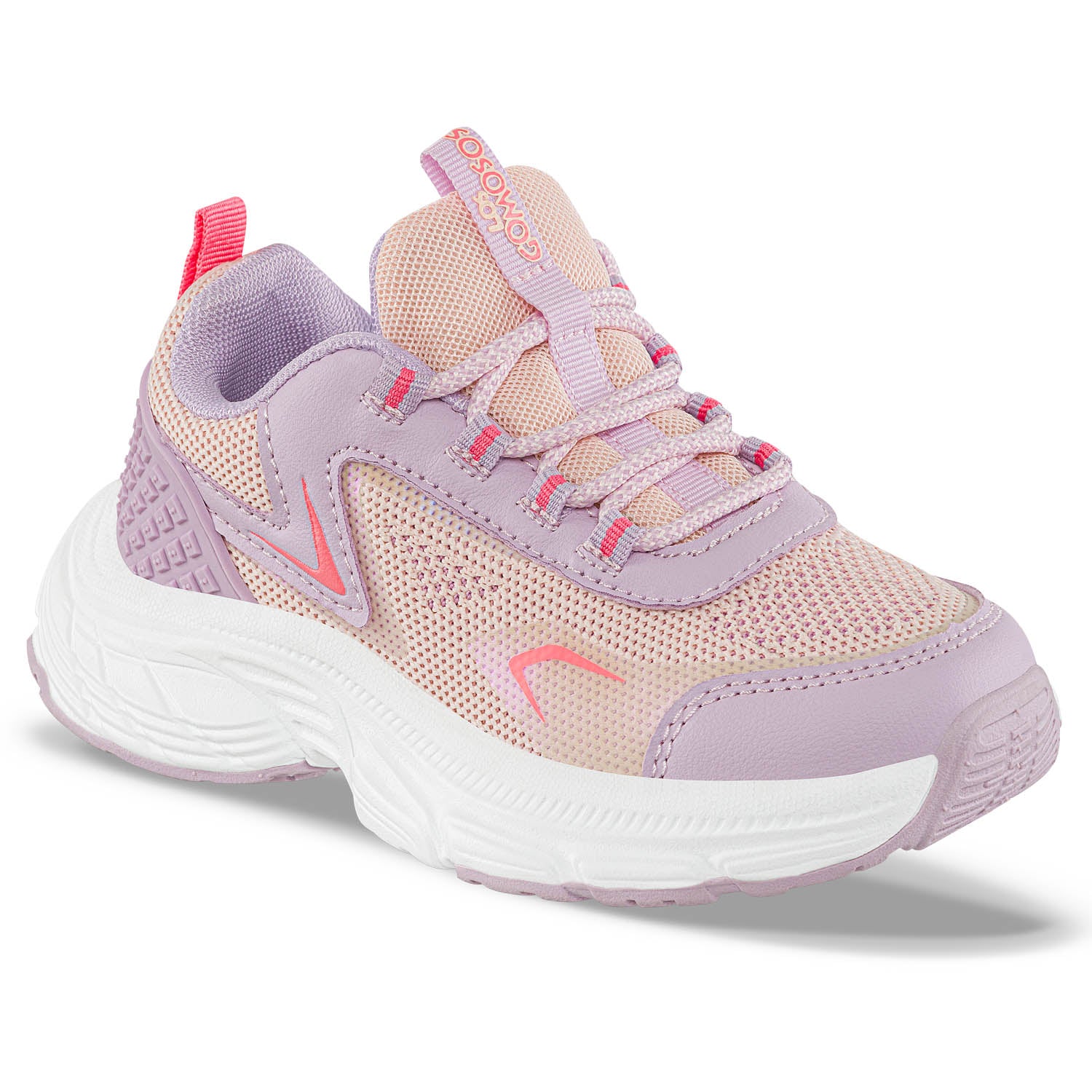 Tenis Urbanos Nekuro Beige-Rosa Los Gomosos para Niña
