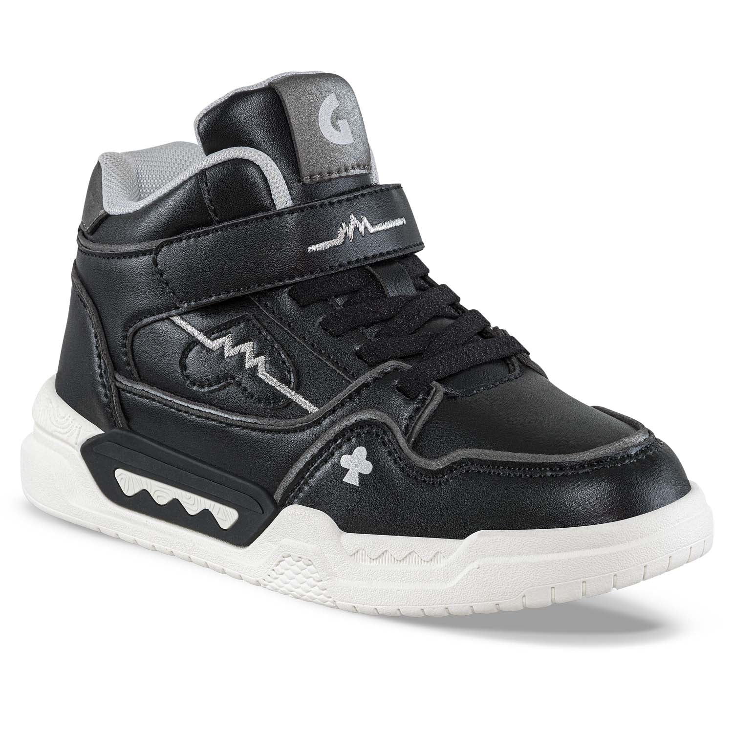 Botas Ziraf Negro-Plata Los Gomosos para Niña