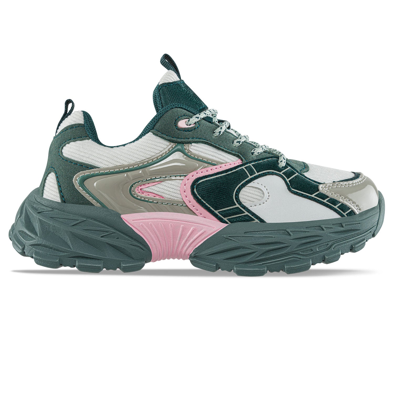 Tenis Urbanos Kewel Verde Osc Los Gomosos para Niña