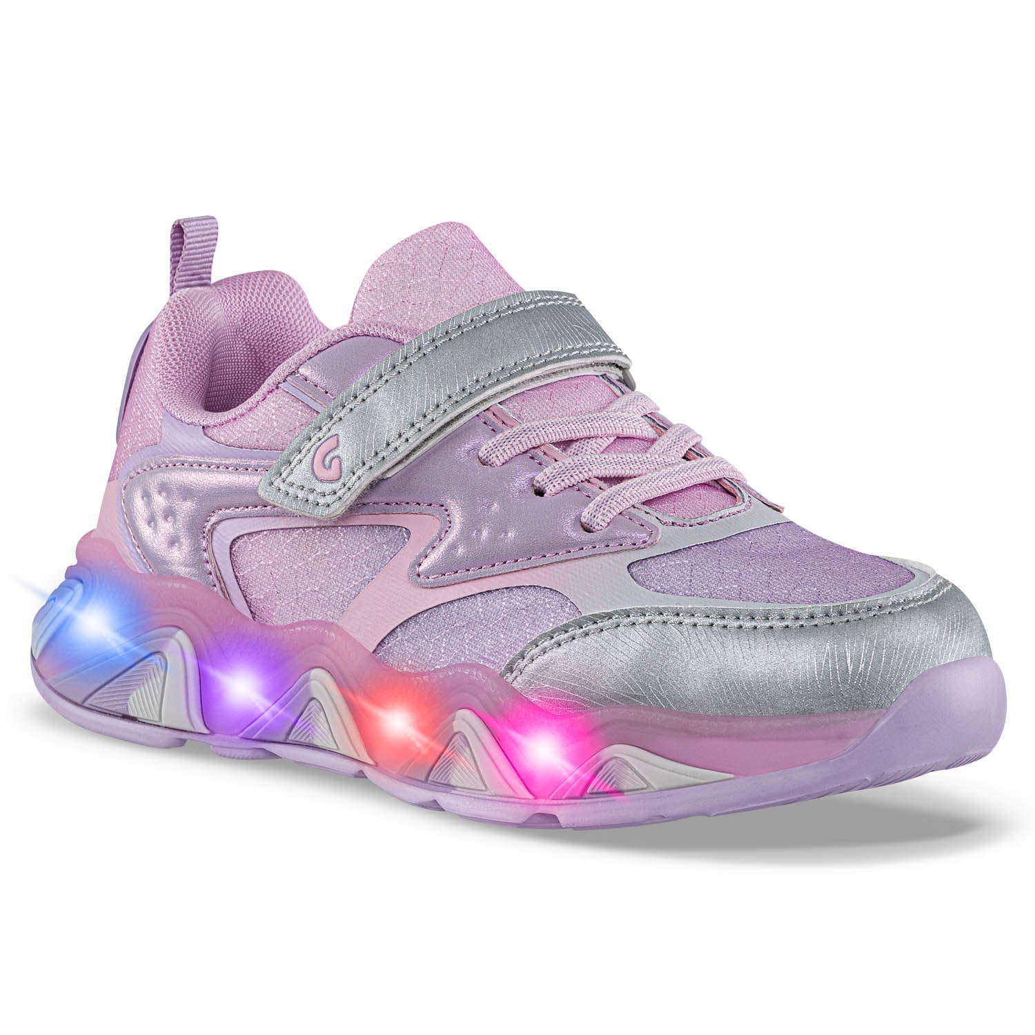 Tenis Luces Lumera Rosa Los Gomosos para Niña