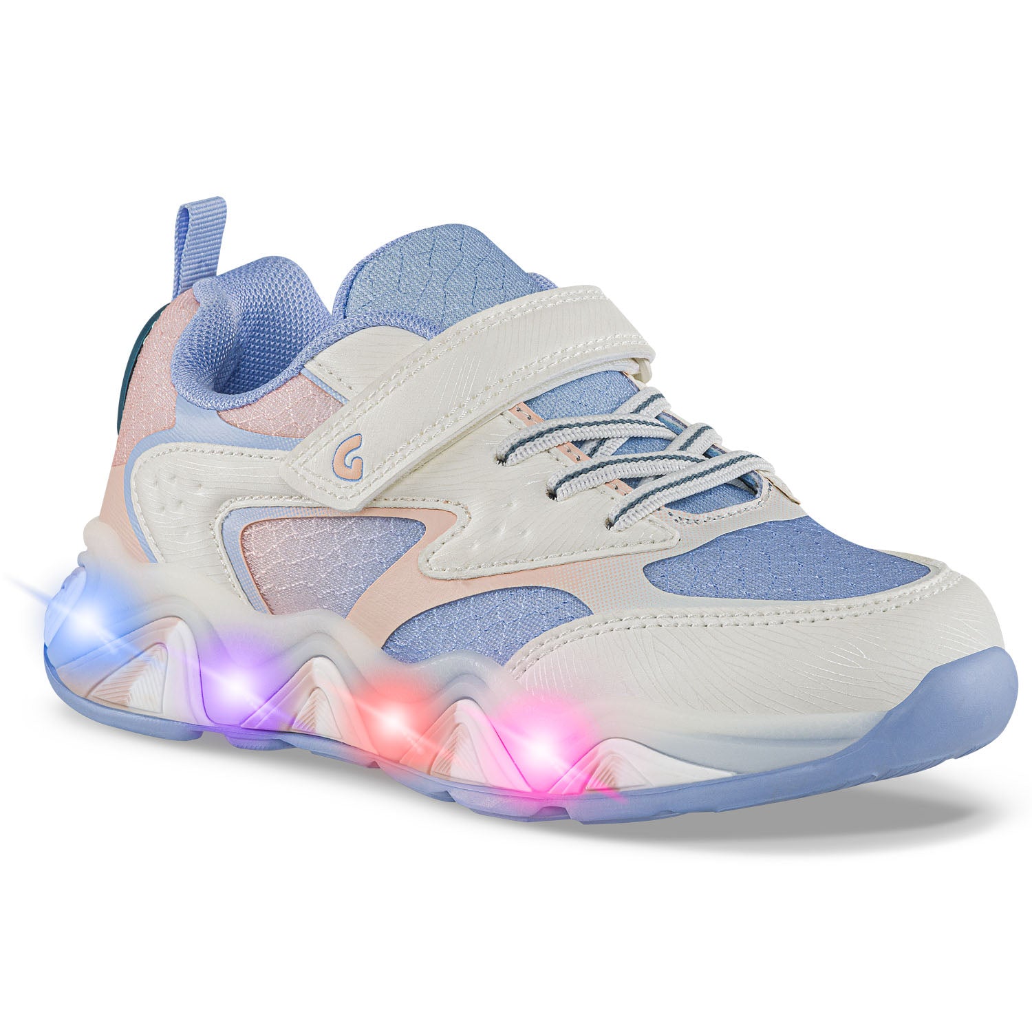 Tenis Luces Lumera Lila Los Gomosos para Niña