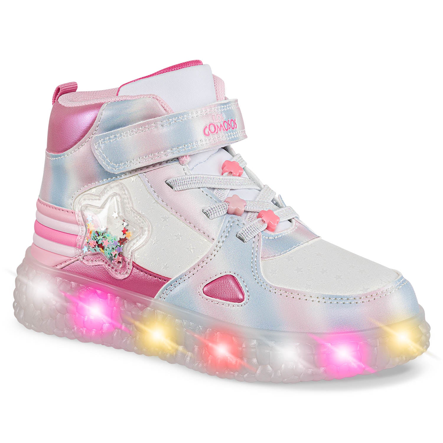 Tenis Luces Sulano Fucsia Los Gomosos para Niña