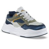 Tenis Casuales Falek Azul Osc-Beige Los Gomosos para Niño