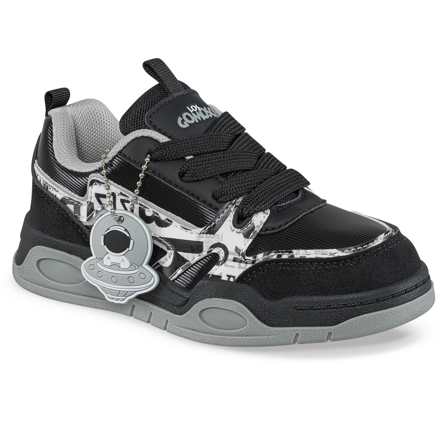 Tenis Casuales Anurim Negro Los Gomosos para Niño