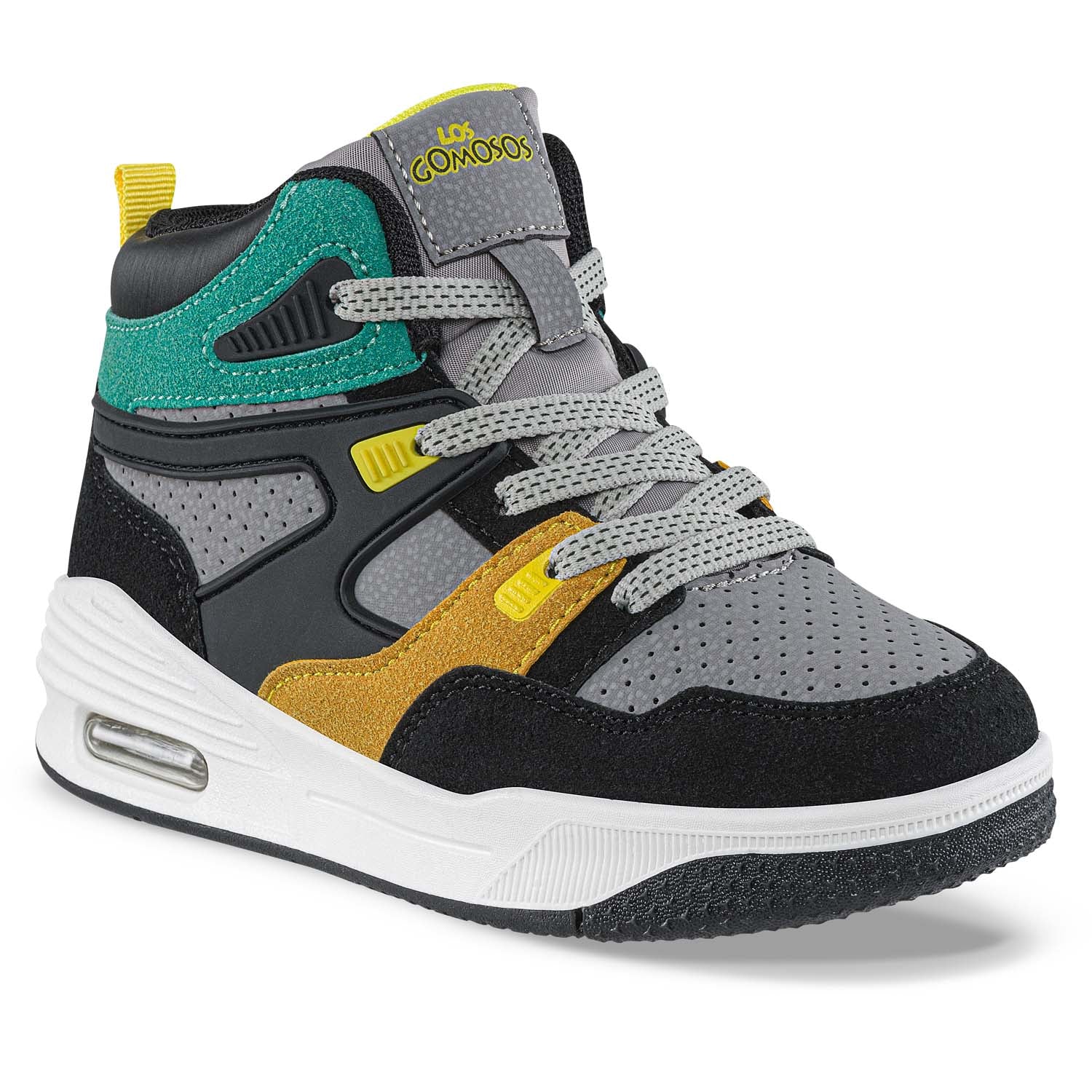 Tenis Urbanos Opinil Gris-Verde Los Gomosos para Niño