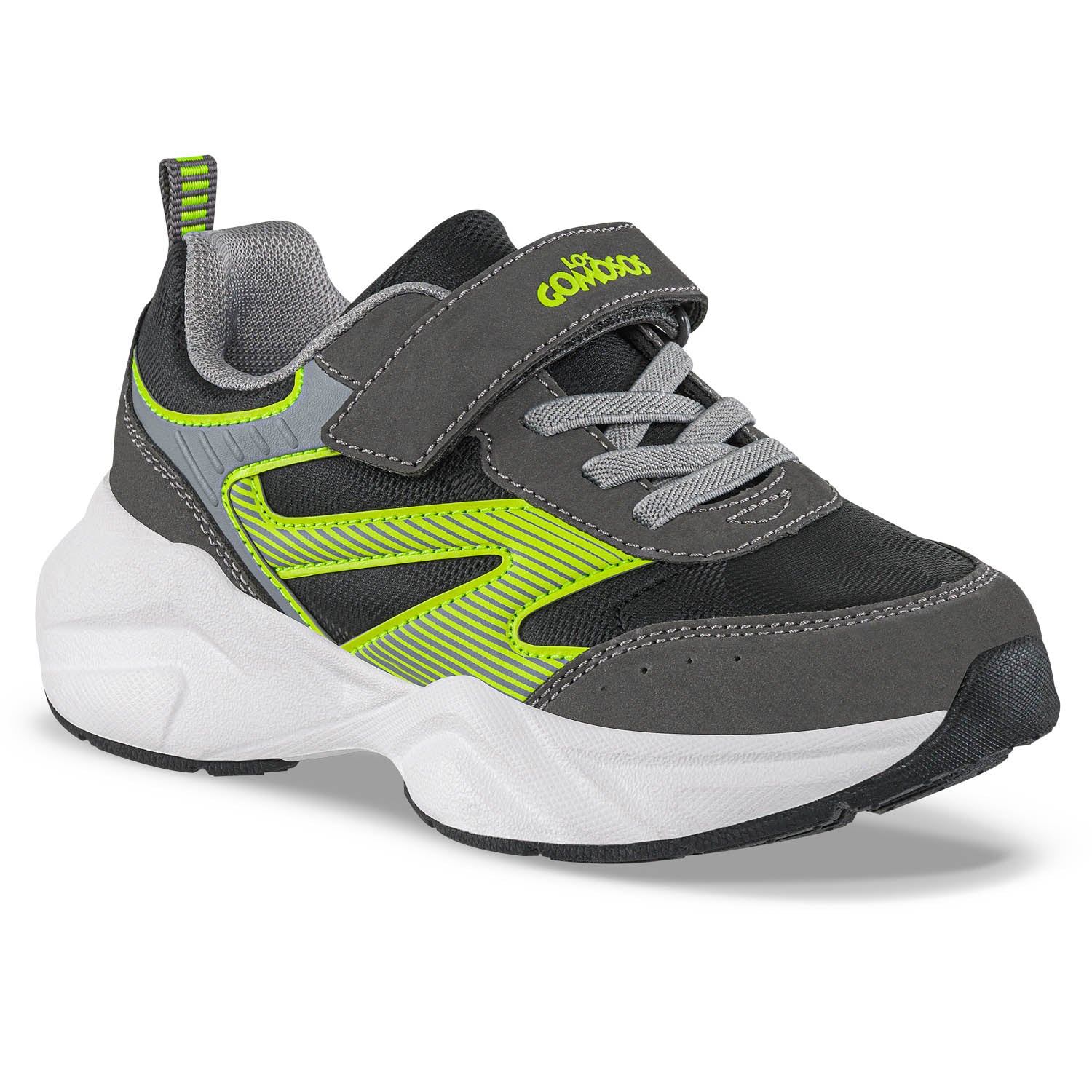 Tenis Urbanos Pacero Negro-Verde Los Gomosos para Niño