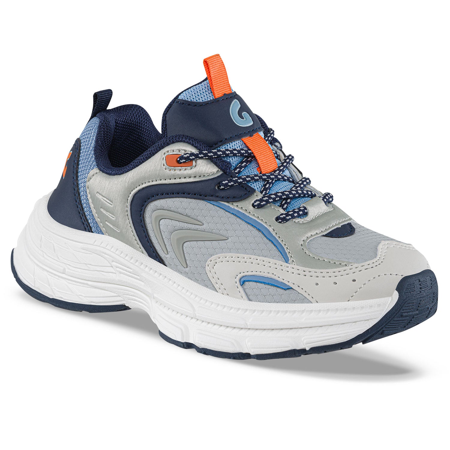 Tenis Urbanos Wenny Gris-Azul Los Gomosos para Niño