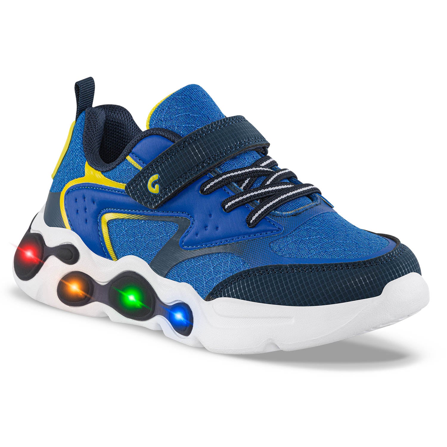 Tenis Luces Pavo Azul Los Gomosos para Niño