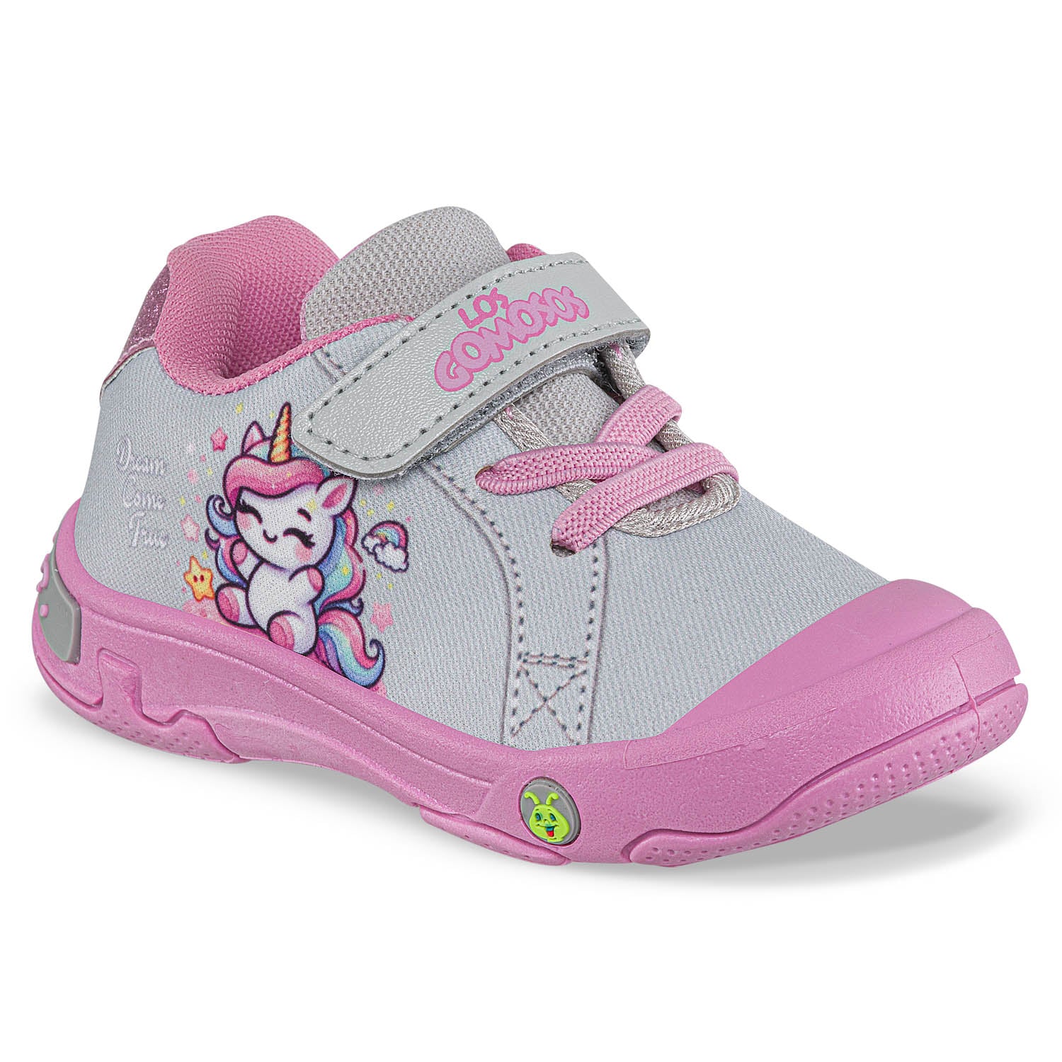 Tenis Casuales Grats Gris Los Gomosos para Bebé