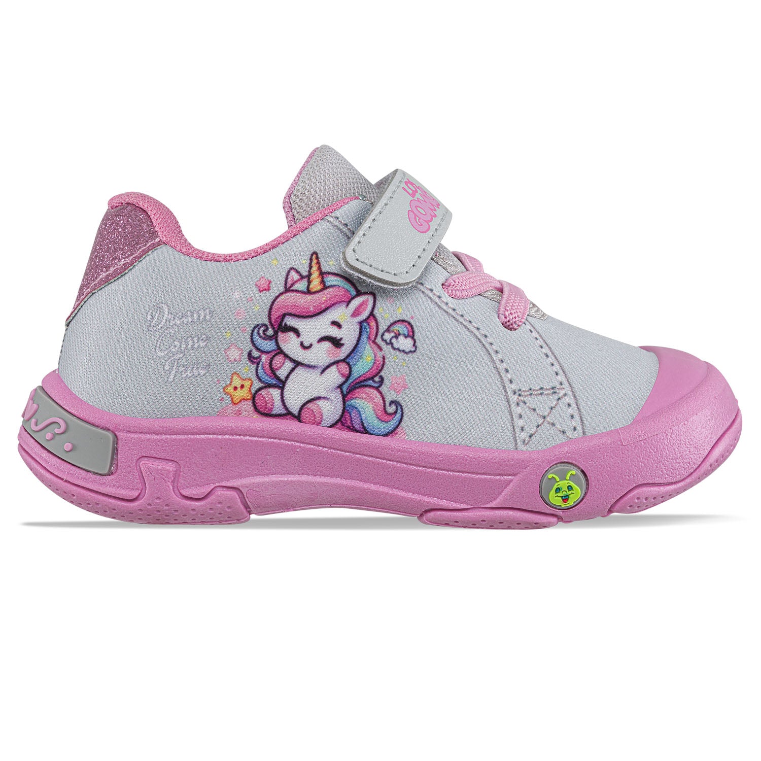 Tenis Casuales Grats Gris Los Gomosos para Bebé