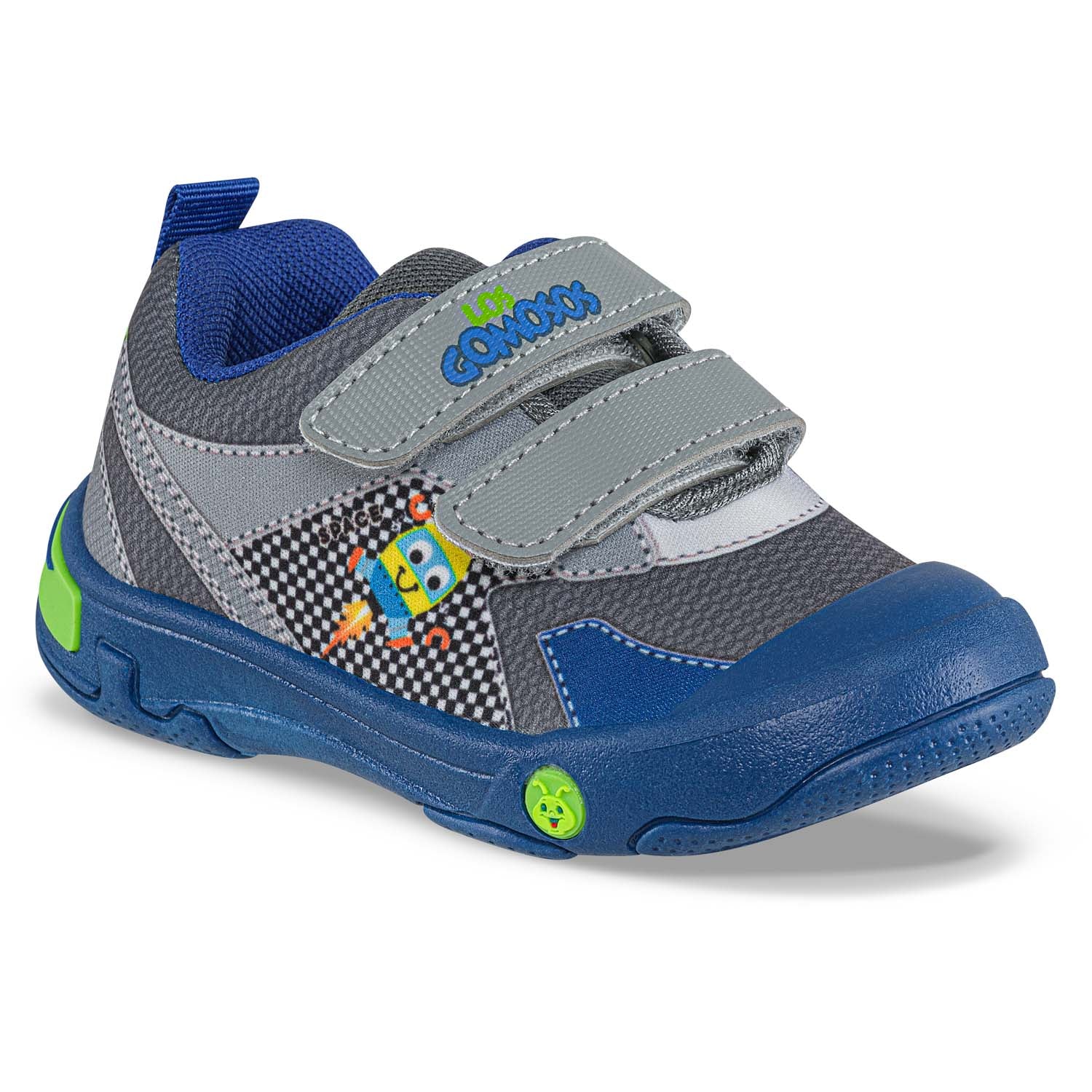 Tenis Casuales Lopey Gris-Azul Los Gomosos para Bebé