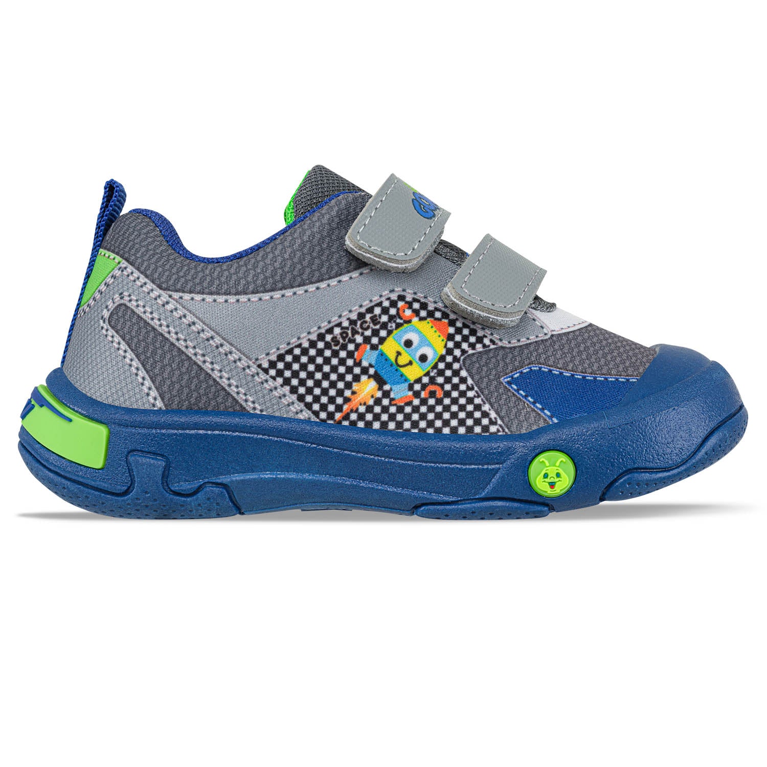 Tenis Casuales Lopey Gris-Azul Los Gomosos para Bebé