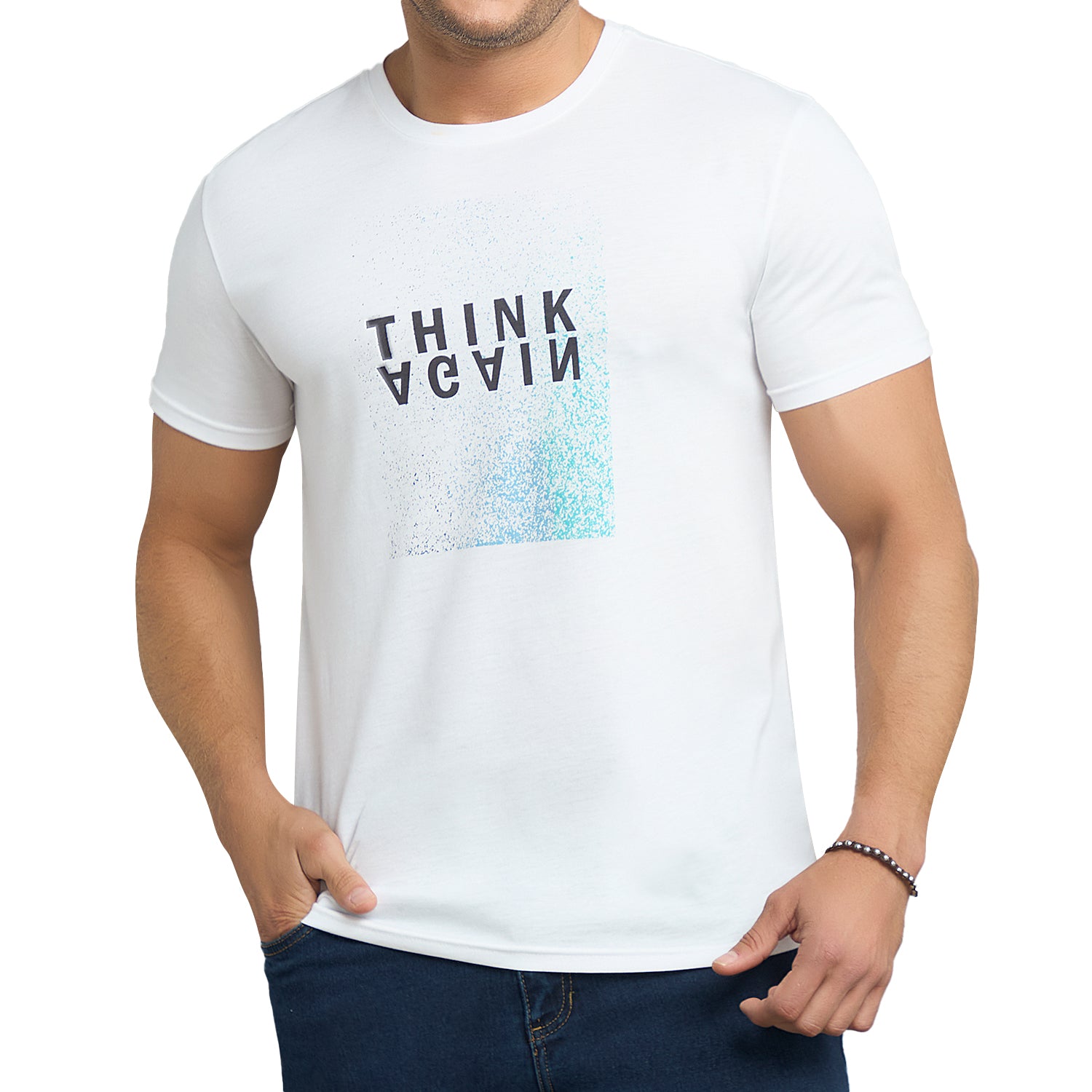 Camiseta Franco Blanco Croydon para Hombre