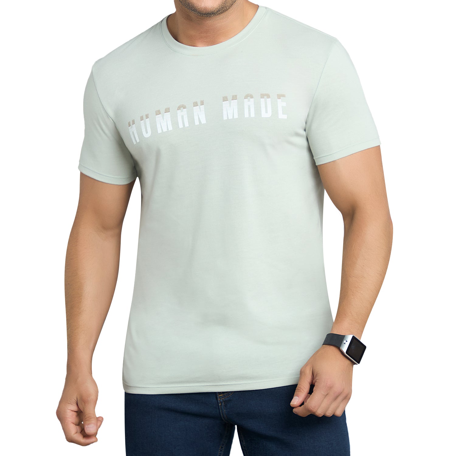 Camiseta Lucas Verde Claro Croydon para Hombre