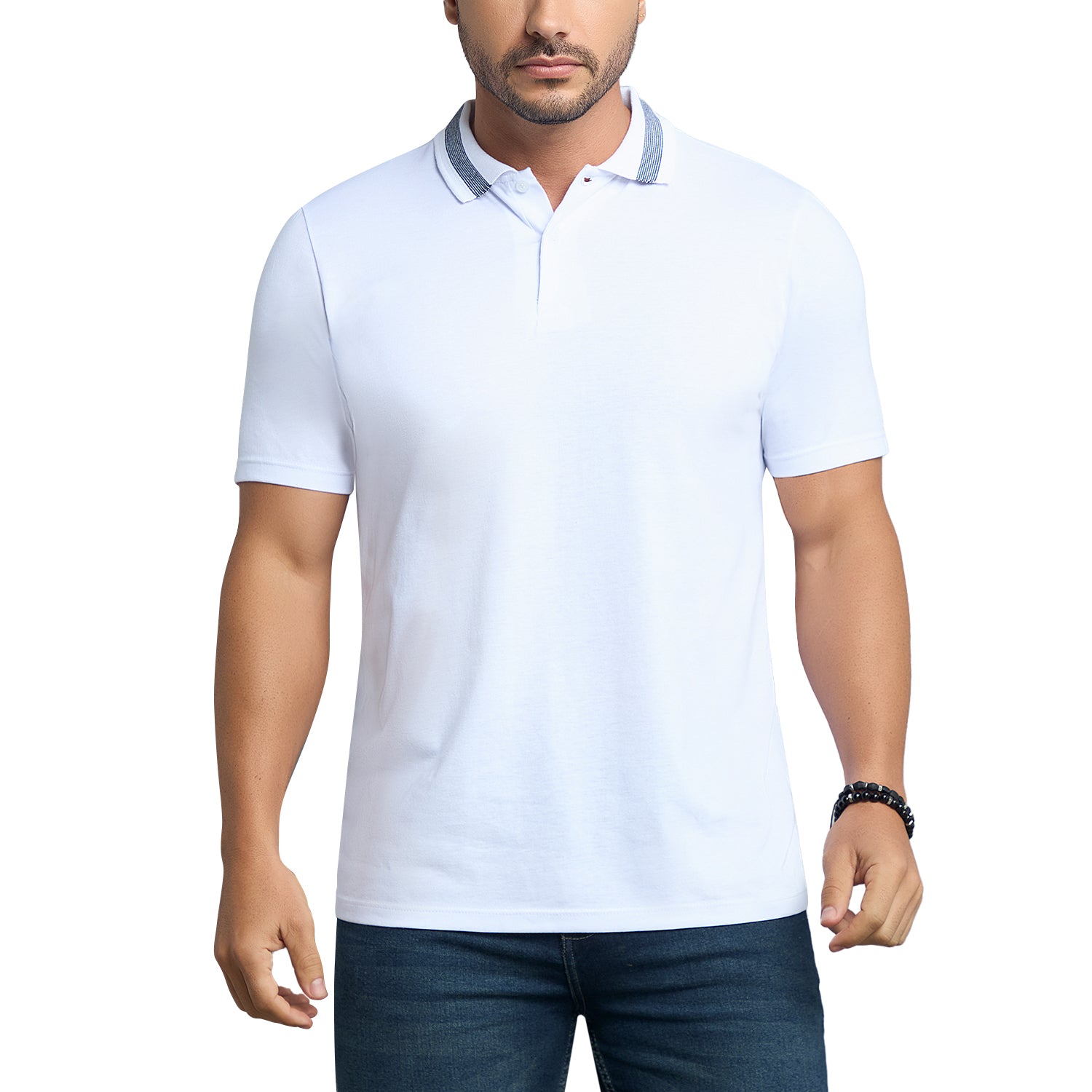 Camiseta Polo Pedro Blanco Croydon para Hombre