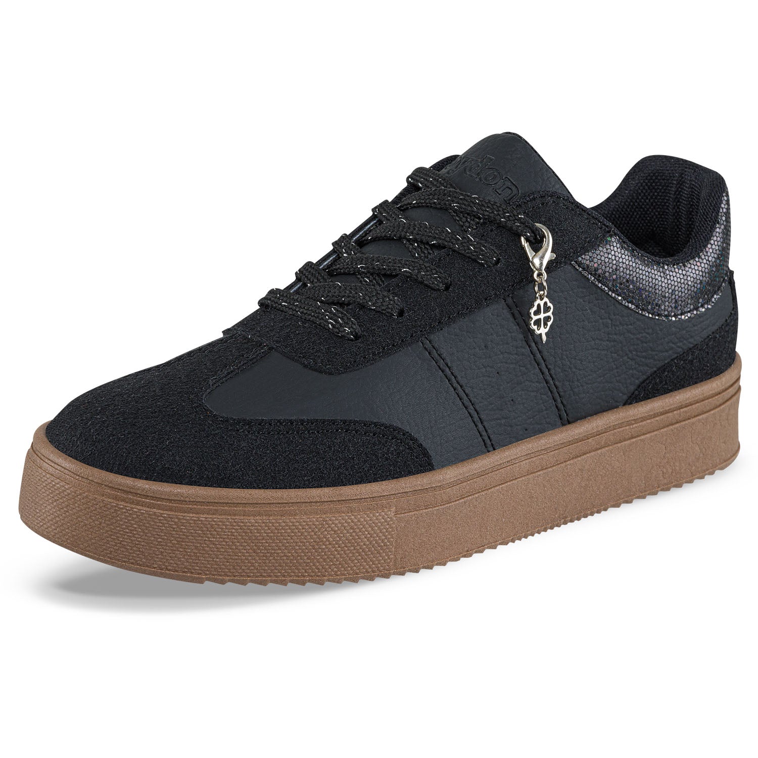 Tenis Husnia Negro Croydon para Mujer