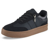 Tenis Husnia Negro Croydon para Mujer