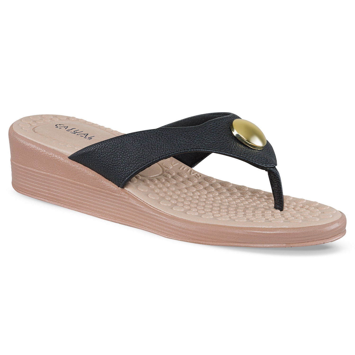 Sandalias Tacón Eluney Negro Croydon para Mujer