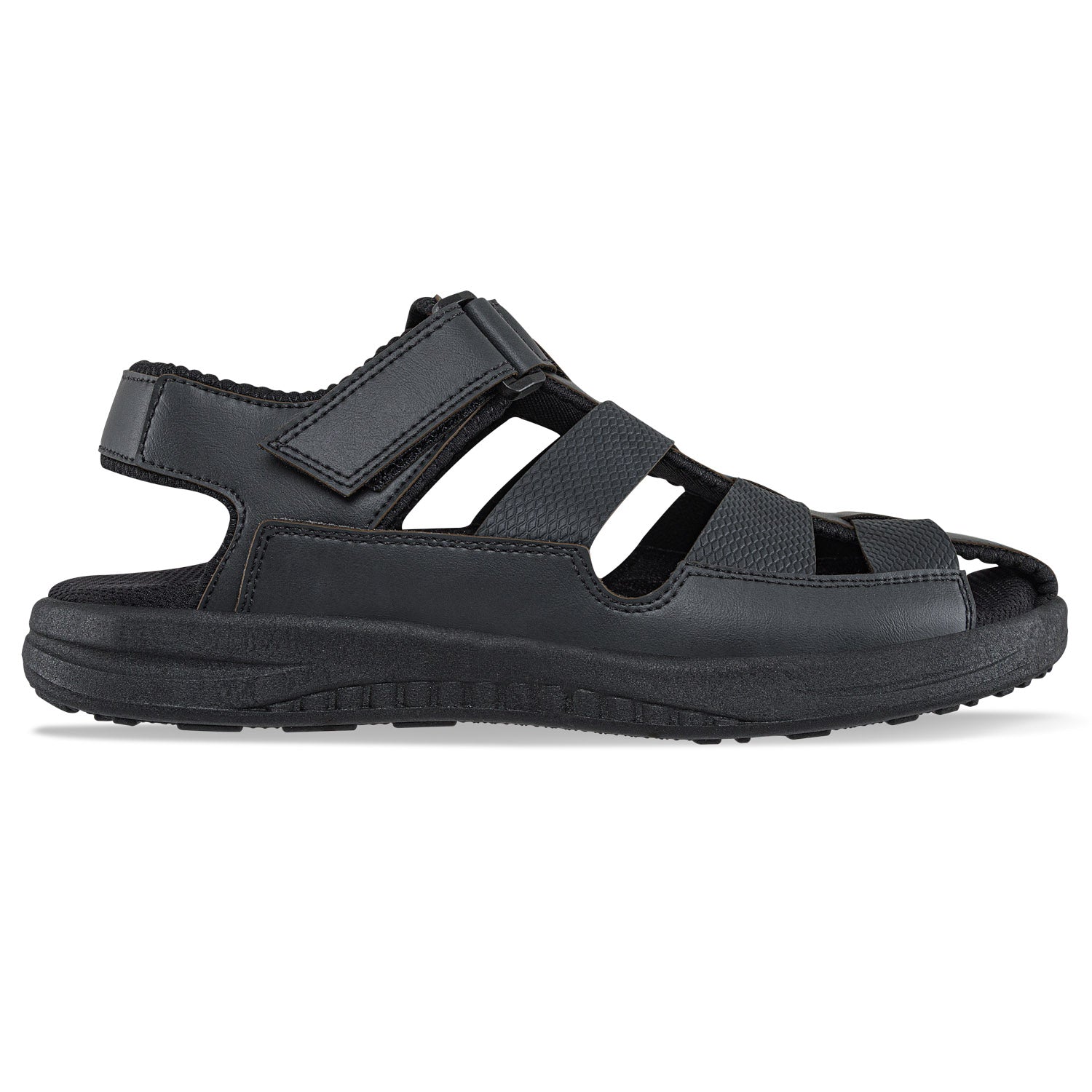 Sandalias Jacobo Negro Croydon para Hombre