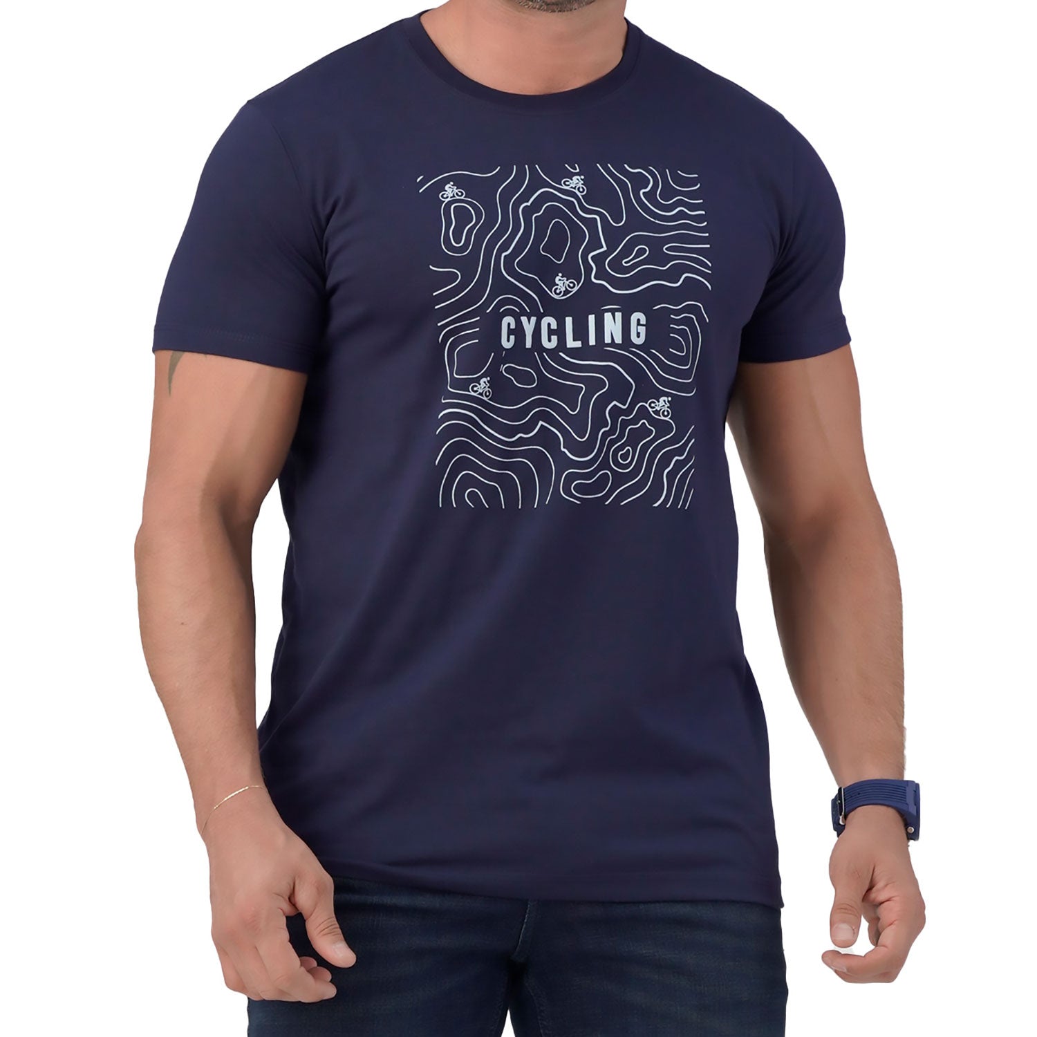 Camiseta Camilo Azul Osc Croydon para Hombre