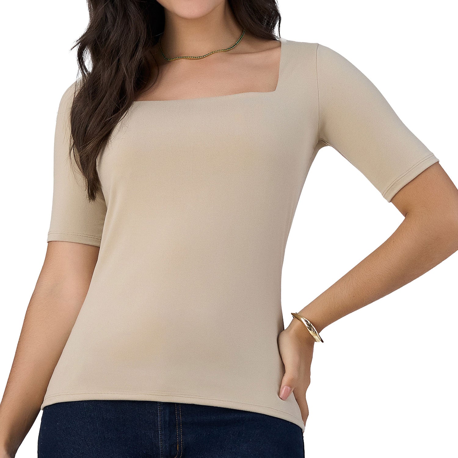 Blusa Andy Camel Croydon para Mujer