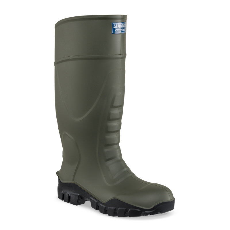 Botas PVC La Macha XT Alta Verde-Negro Croydon para Hombre