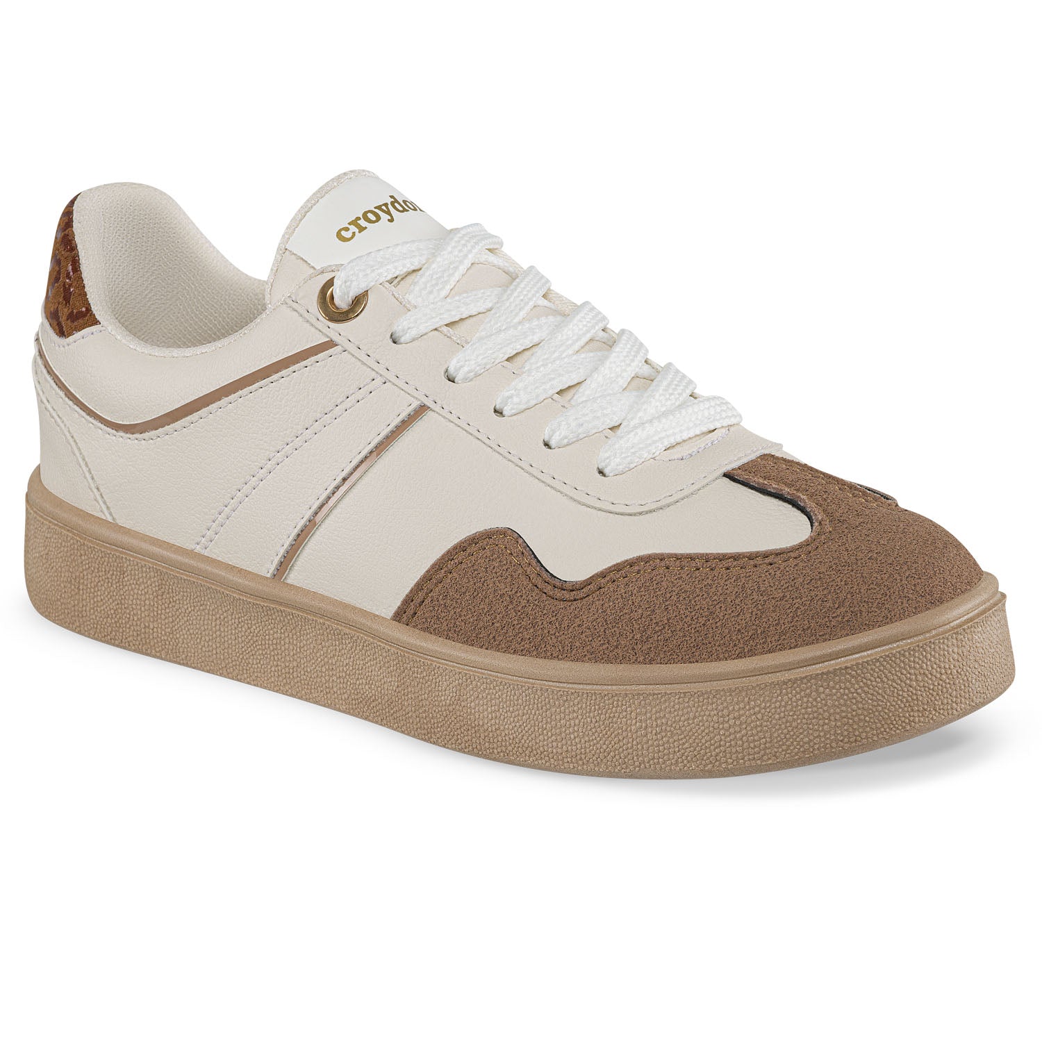 Tenis Urbanos Myranda Beige-Café Croydon para Mujer