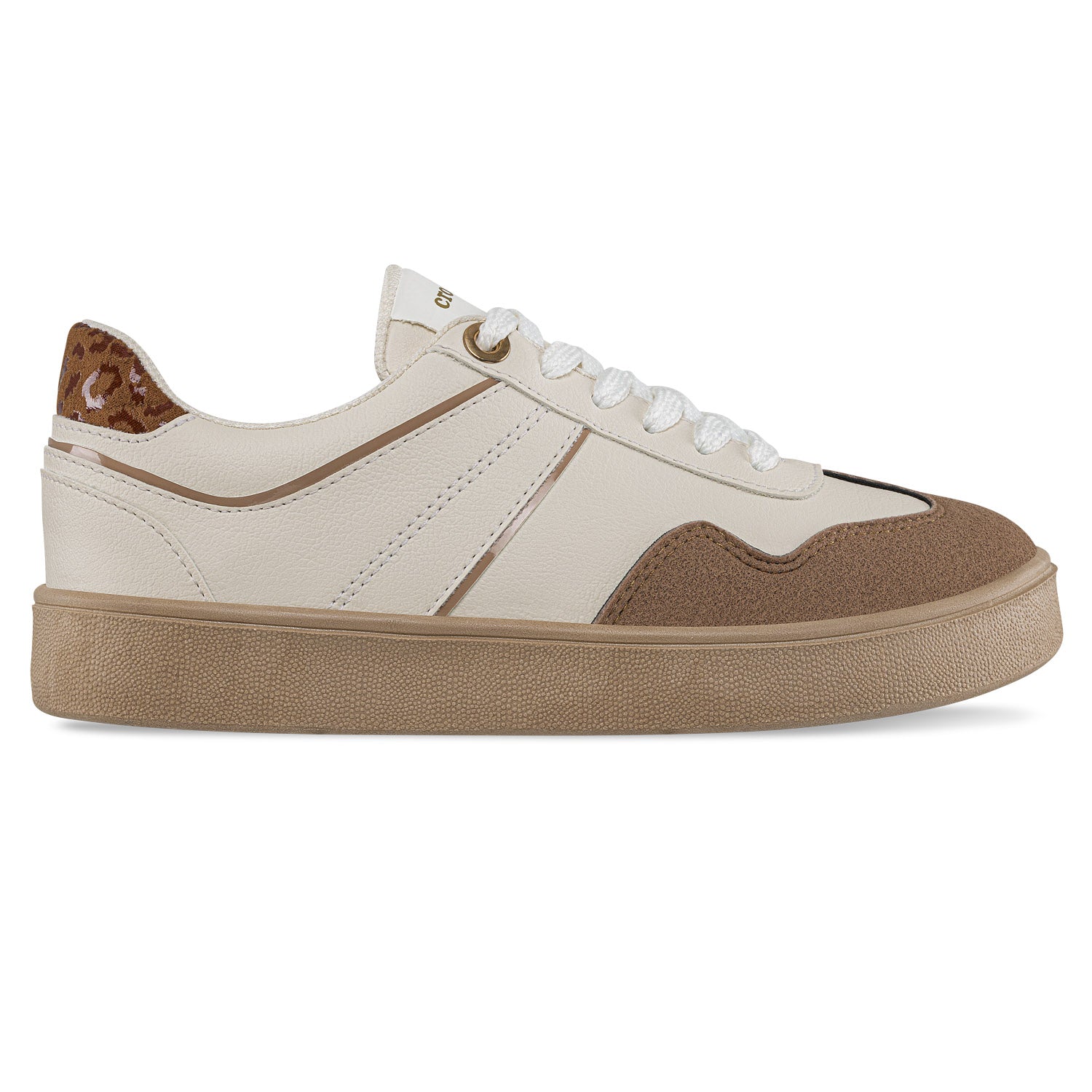 Tenis Urbanos Myranda Beige-Café Croydon para Mujer