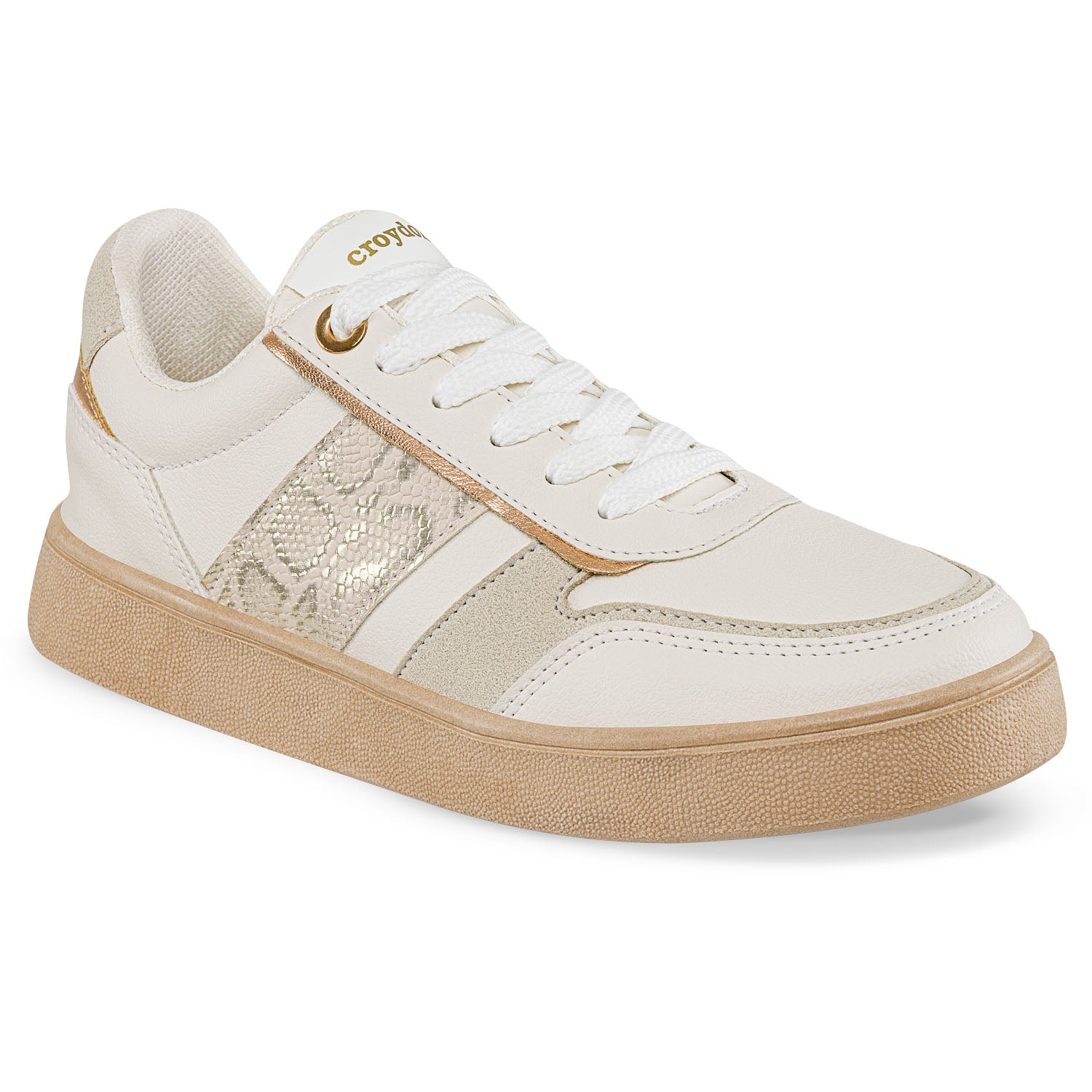 Tenis Urbanos Rhanda Beige Croydon para Mujer